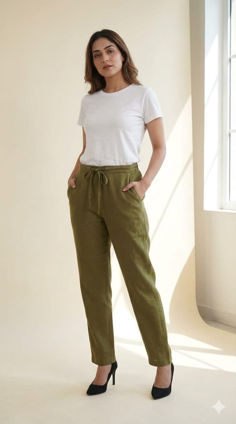 The Olive linen pants