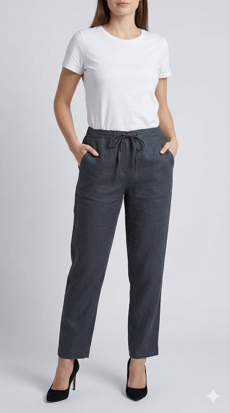The Gray linen pants